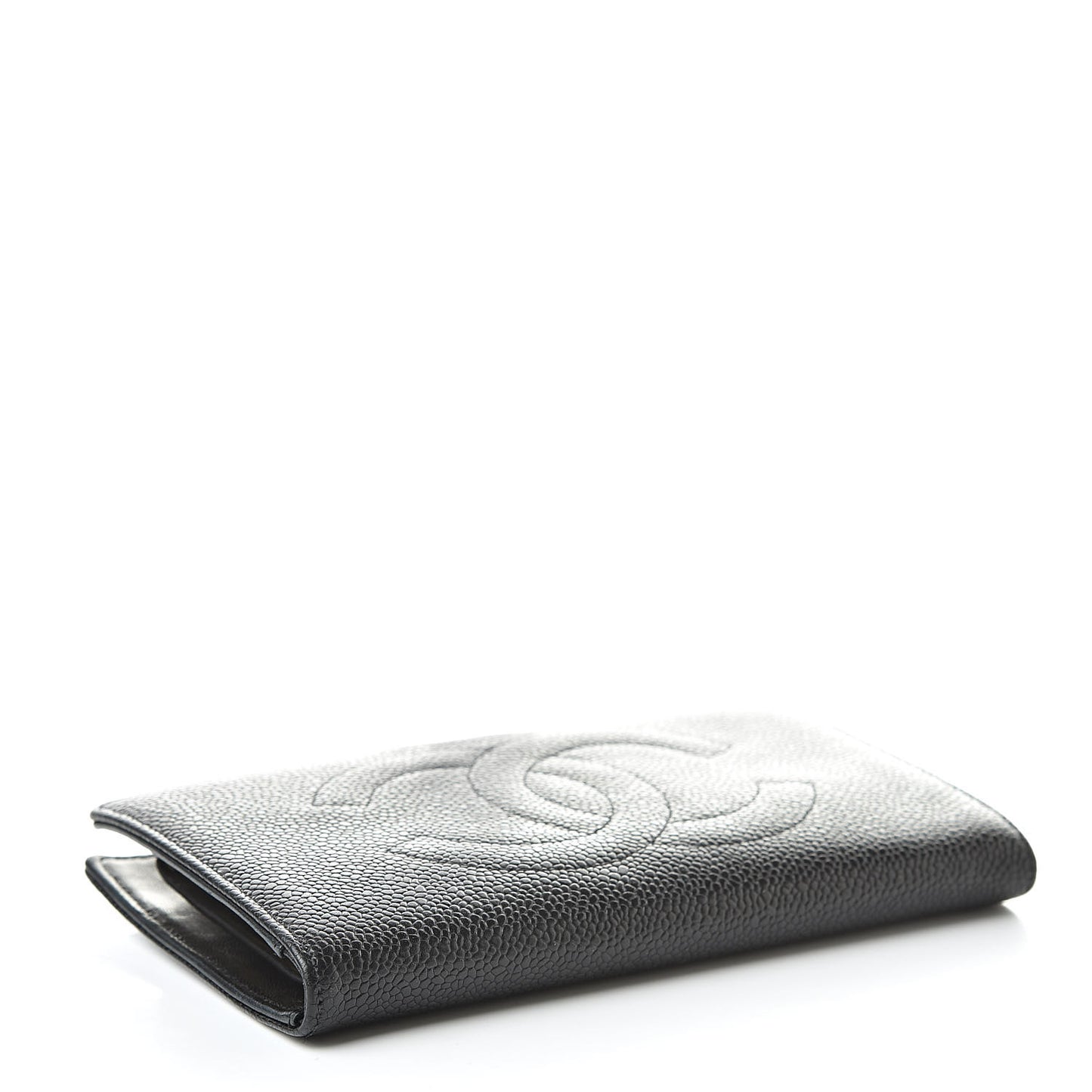 Caviar Timeless CC French Wallet Black