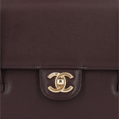 Chanel Shiny Caviar Preppy Coco Small Flap Dark Brown 9 of 11