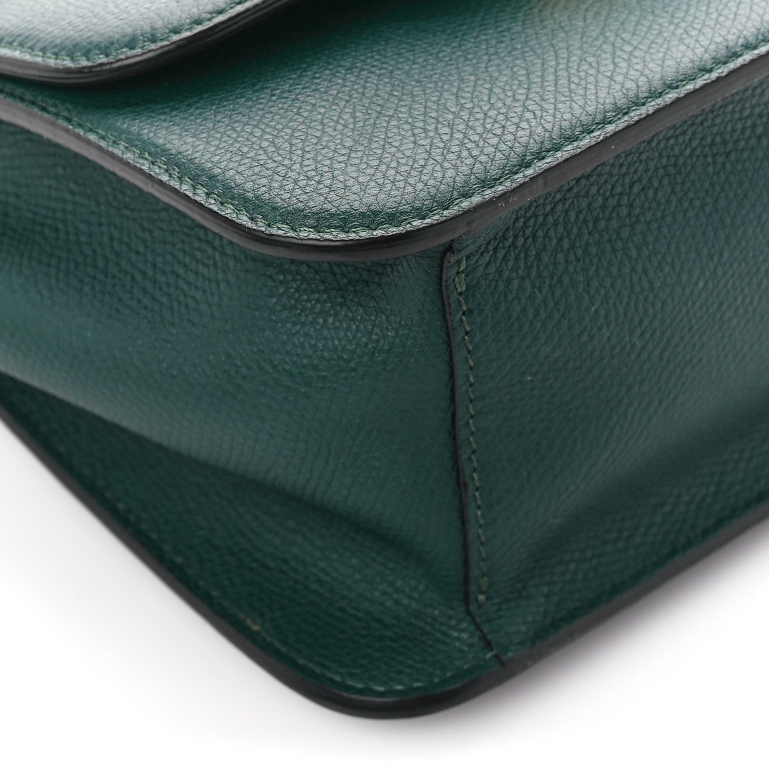 Valentino Garavani Grainy Calfskin Small VSling Shoulder Bag English Green 10 of 11