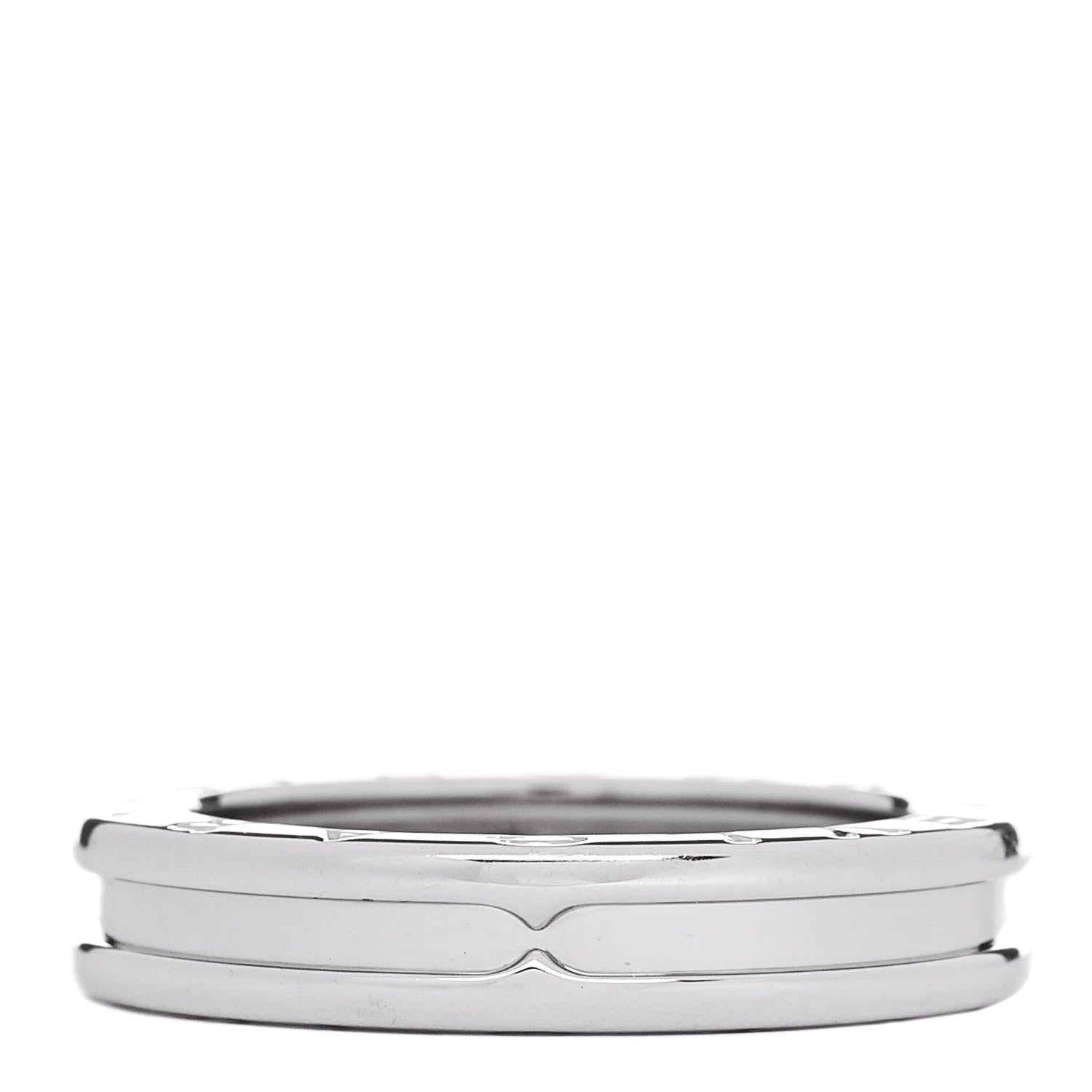 Bulgari 18K White Gold B.Zero1 One-Band Ring 56 7.75 3 of 4