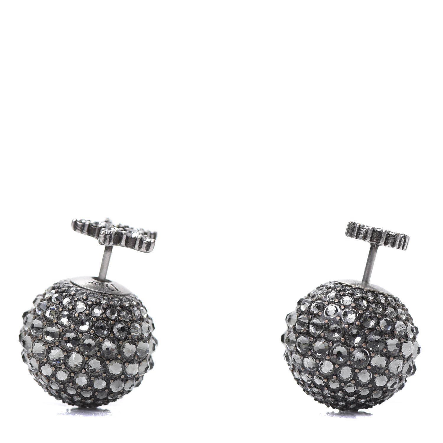 Christian Dior Crystal Star CD Mise En Dior Tribal Earrings 1 of 4