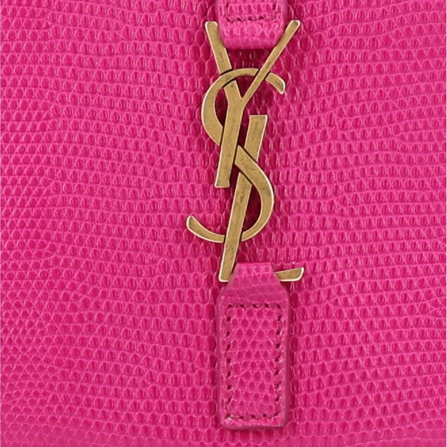 Calfskin Lizard Embossed Le 5 A 7 Mini Hobo Acid Pink