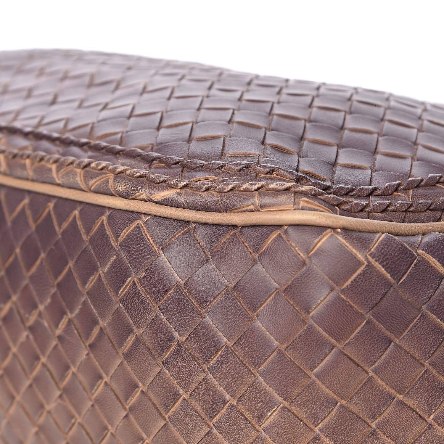 Bottega Veneta Nappa Intrecciato Ombre Shoulder Bag Camel 11 of 12