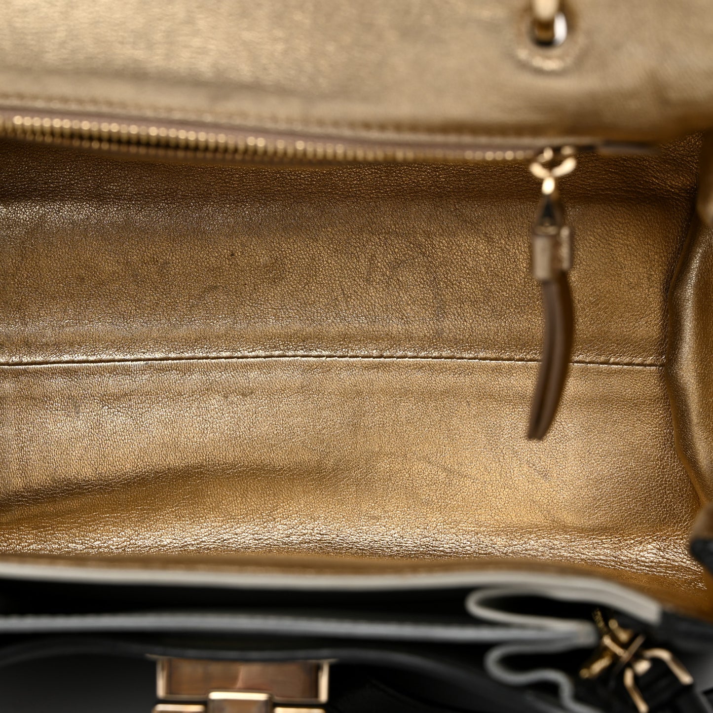 Calfskin Sofia Rainbow Top Handle Bag Black