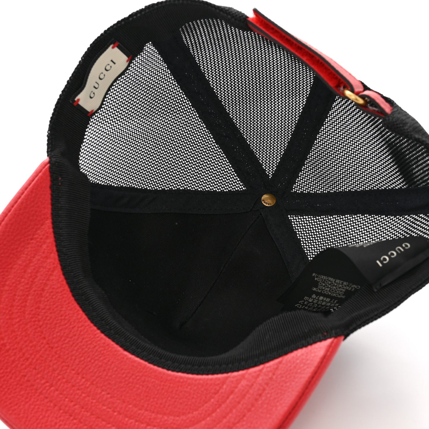 Cripto Calfskin Logo Baseball Hat XL Hibiscus Red