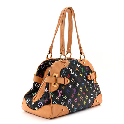 Louis Vuitton Monogram Multicolor Claudia Black 3 of 9