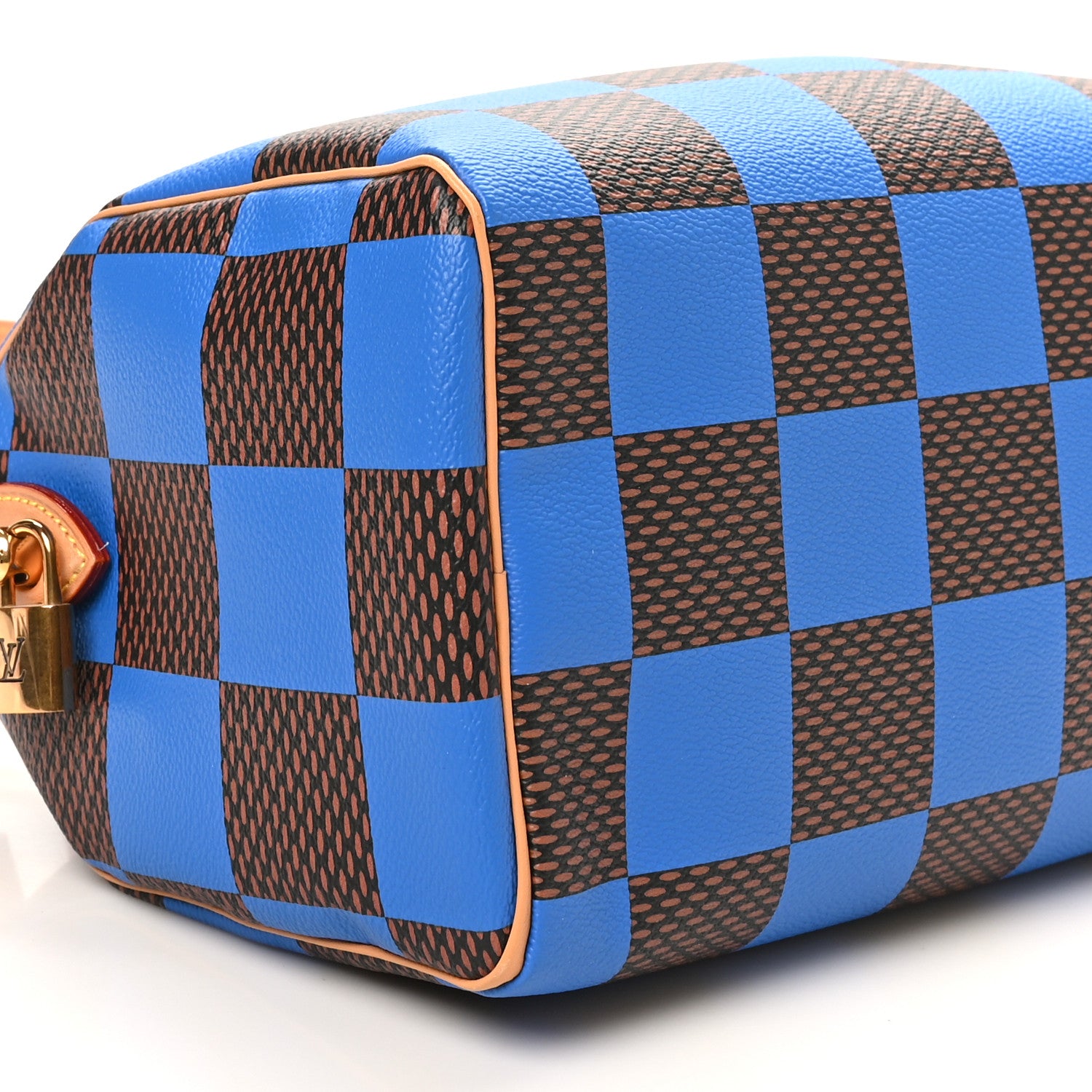Louis Vuitton Damier Pop Speedy Bandouliere 25 Blue 8 of 9