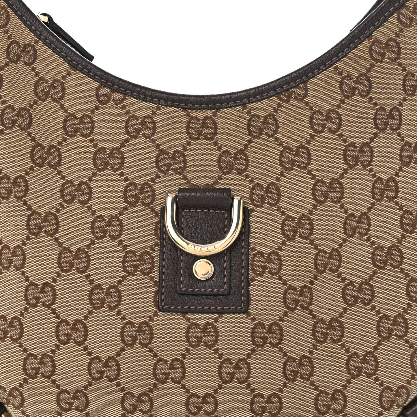 Monogram Medium Abbey D Ring Hobo Brown