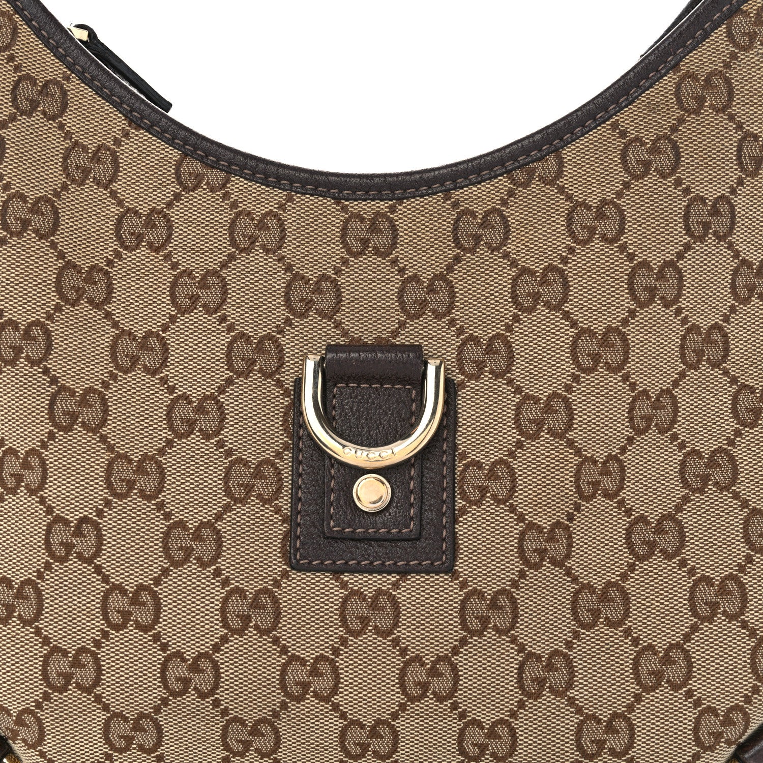Gucci Monogram Medium Abbey D Ring Hobo Brown 8 of 13