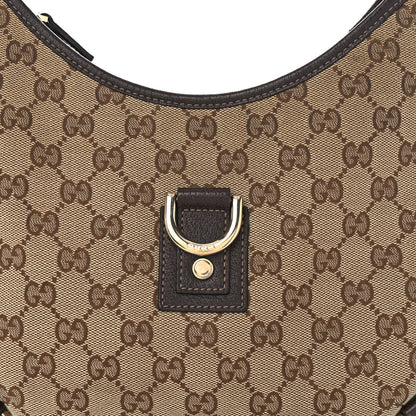 Gucci Monogram Medium Abbey D Ring Hobo Brown 8 of 13