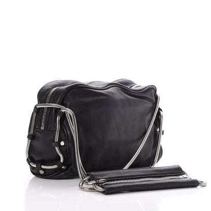 Alexander Wang Washed Lambskin Brenda Chain Shoulder Bag Black 3 of 8