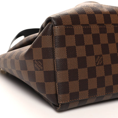 Louis Vuitton Damier Ebene Odeon Tote MM Black 8 of 9