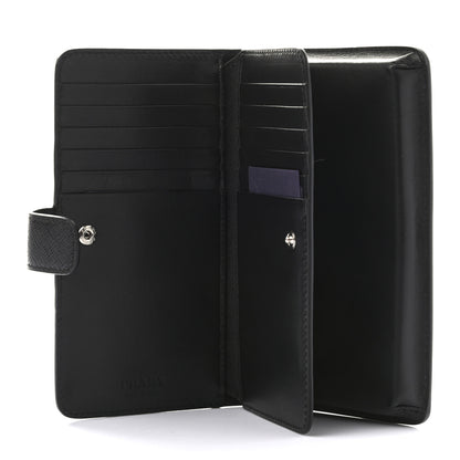 Prada Saffiano Phone Wallet Black 6 of 8