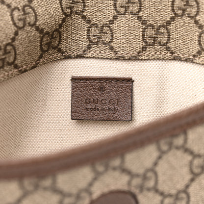 Gucci GG Supreme Monogram Neo Vintage Web Belt Bag Brown 6 of 11