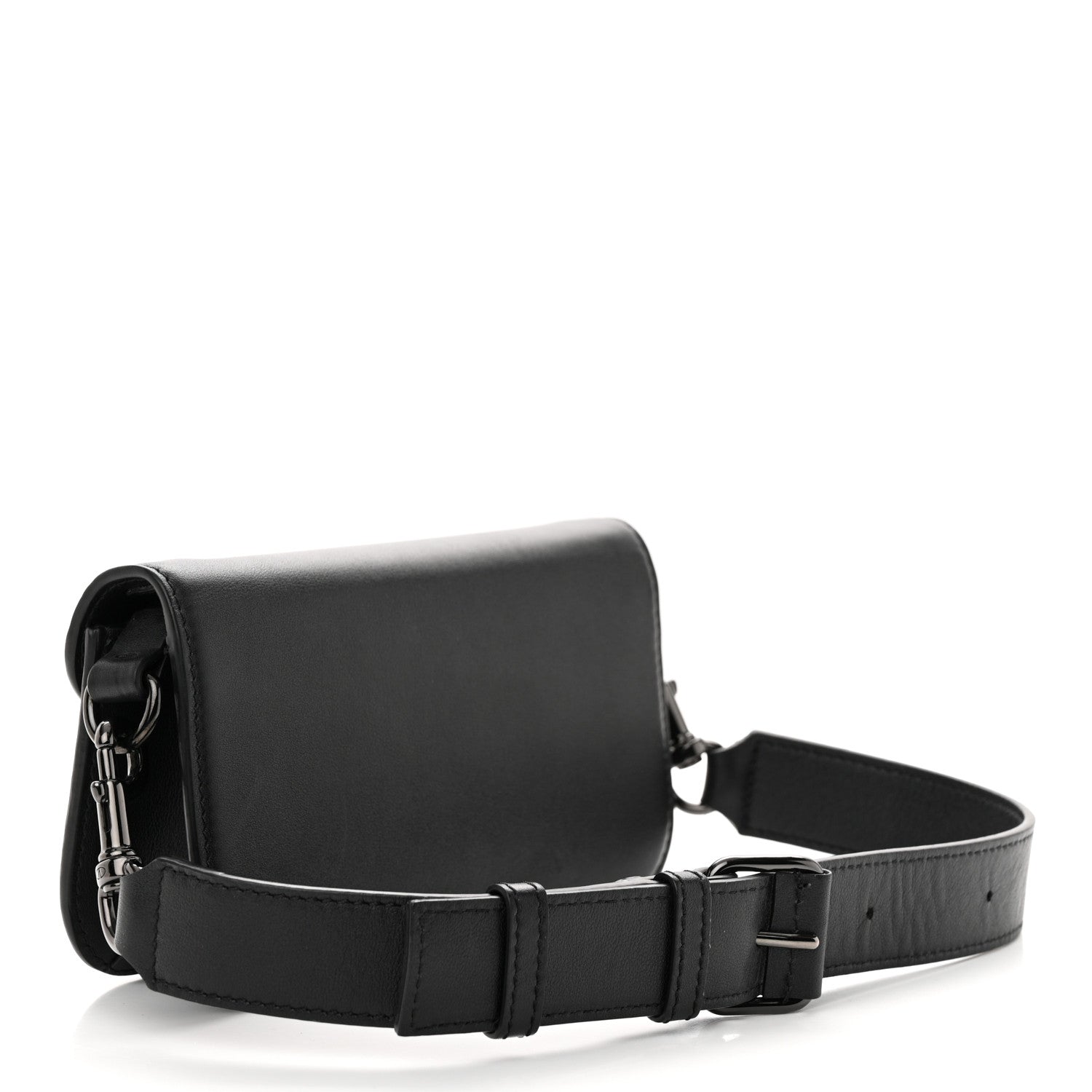 Valentino Garavani Calfskin Monochrome Vlogo Mini Loco Shoulder Bag Black 3 of 15