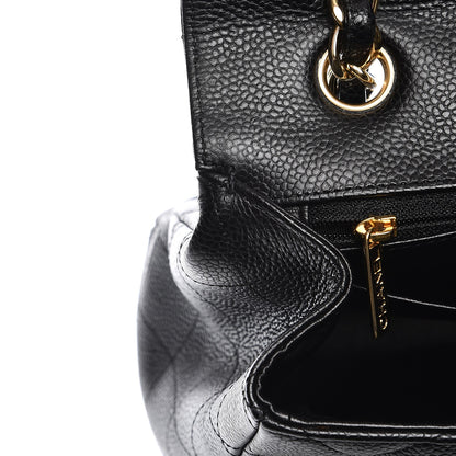 Chanel Caviar Quilted Maxi Single Flap Black 9 of 13