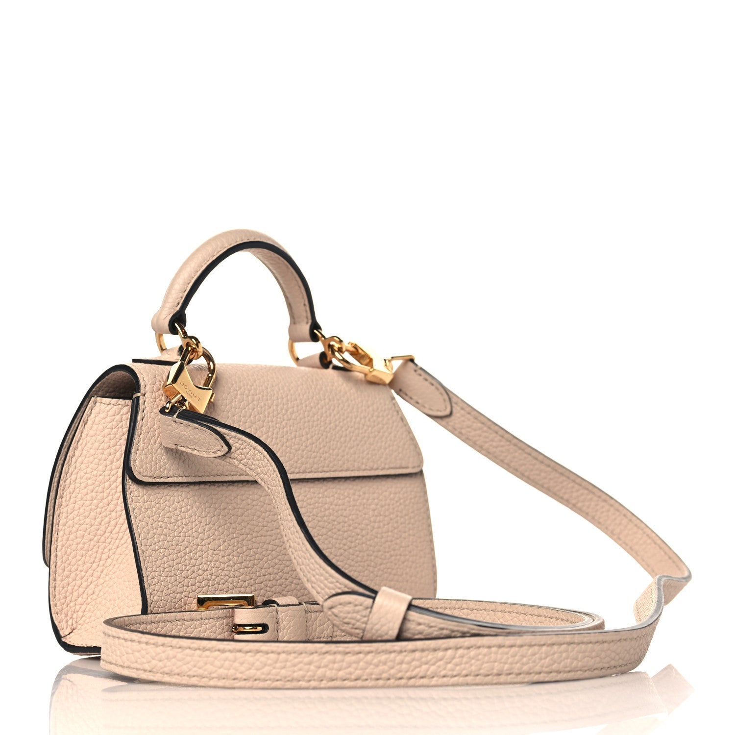 Moynat Taurillon Blush Rejane Nano Powder 3 of 10