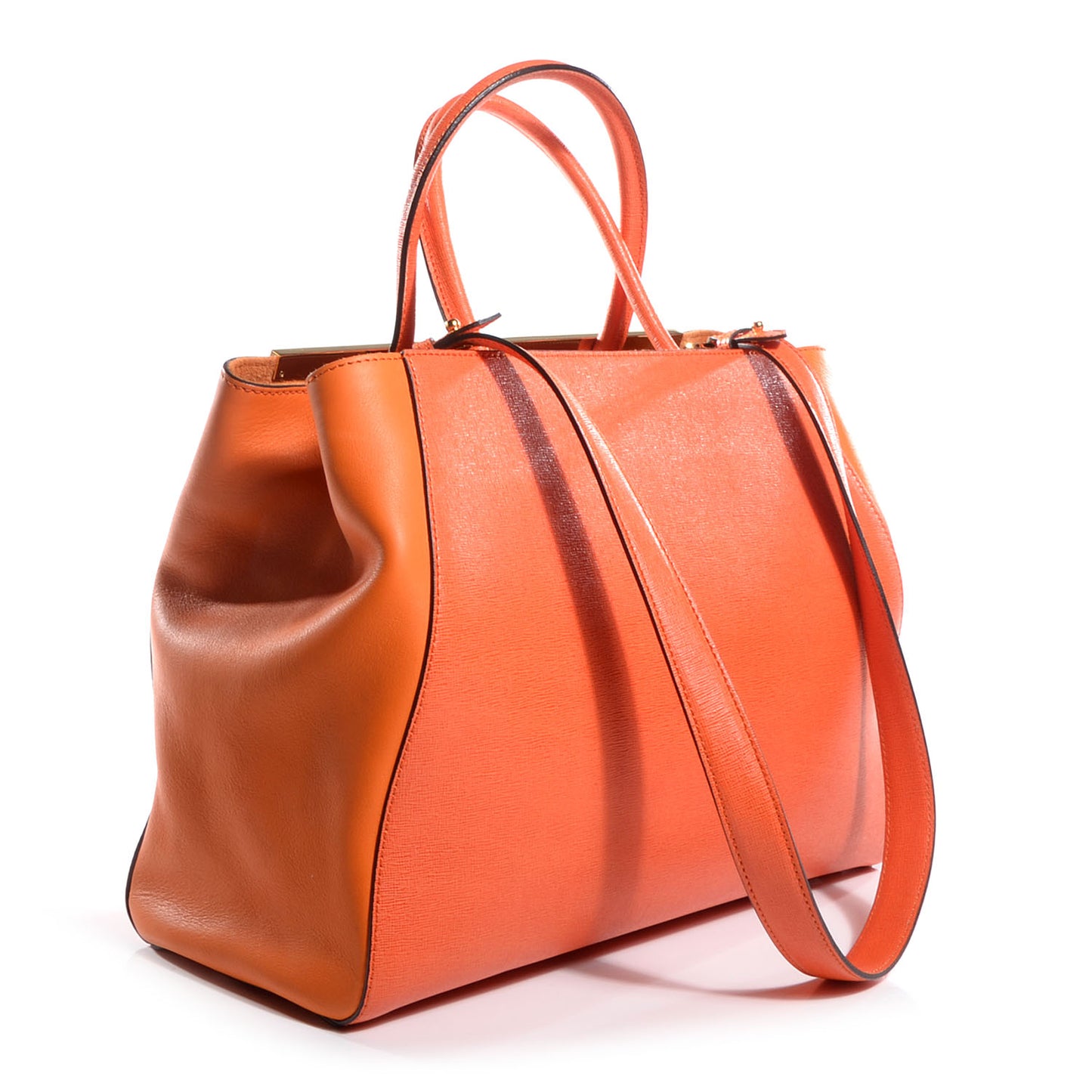 Vitello Elite Regular 2Jours Tote Arancio