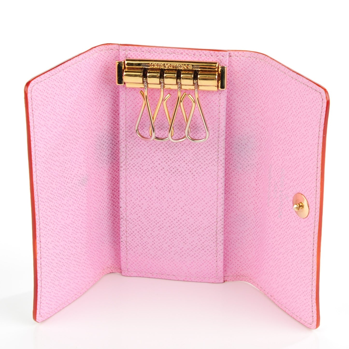 Monogram Multicolor Multicles 4 Key Holder White Litchi