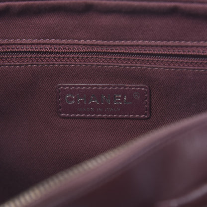 Chanel Aged Calfskin Medium New Portobello Flap Burgundy 6 of 10