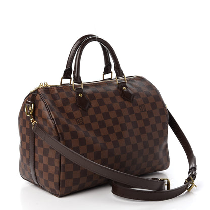 Louis Vuitton Damier Ebene Speedy Bandouliere 30 3 of 10