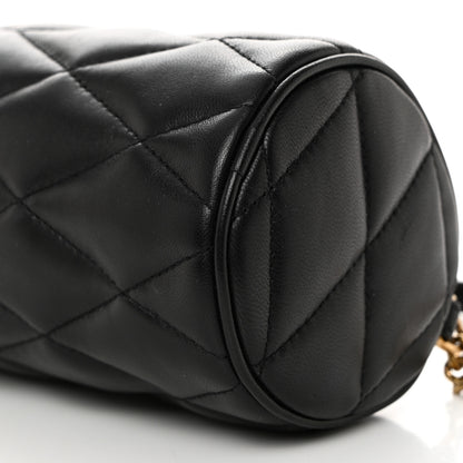 Saint Laurent Lambskin Monogram Mini Sade Tube Bag Black 10 of 11