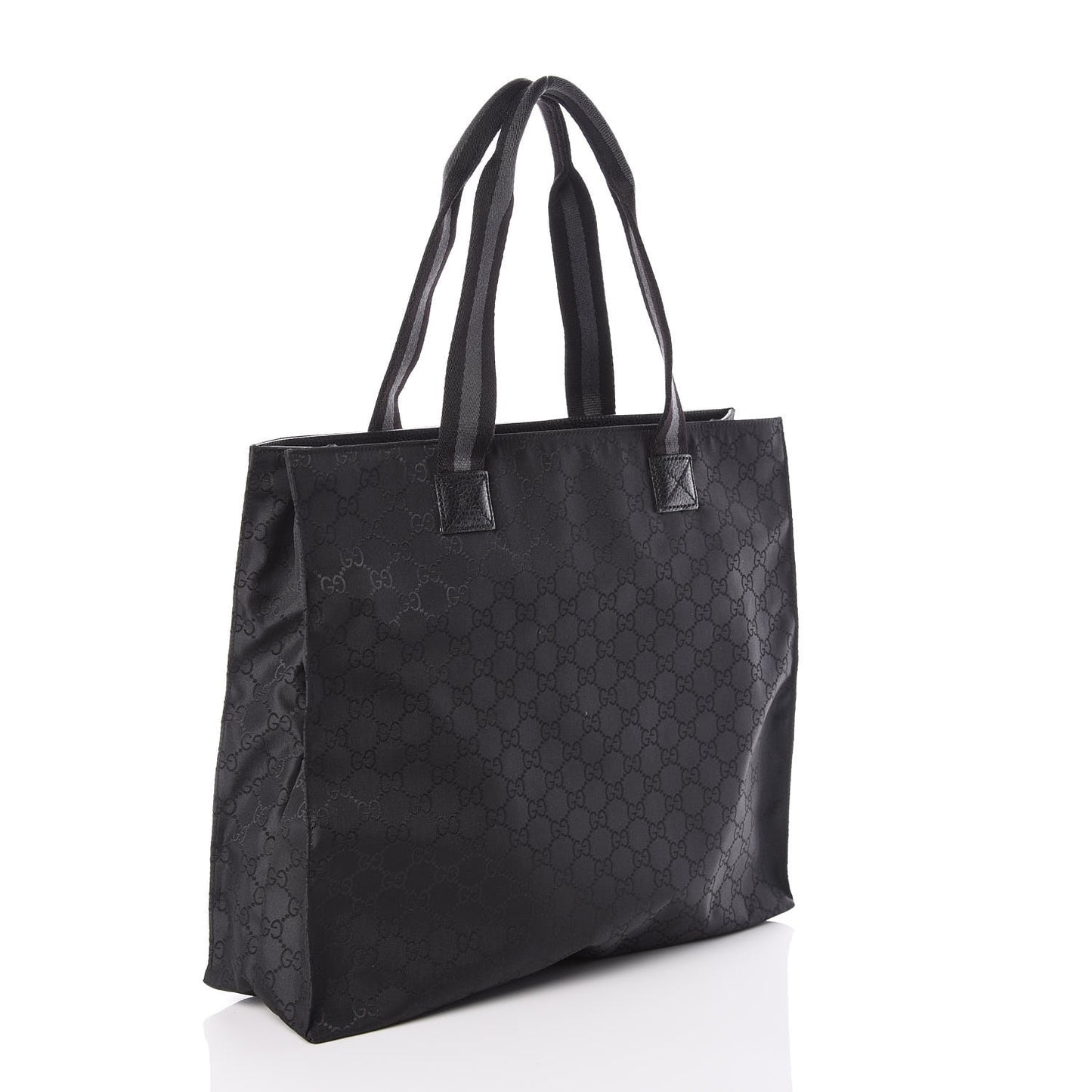 Nylon Monogram Tote Black