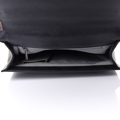 Chanel Calfskin Double Stitch Large Boy Flap Black 5 of 13