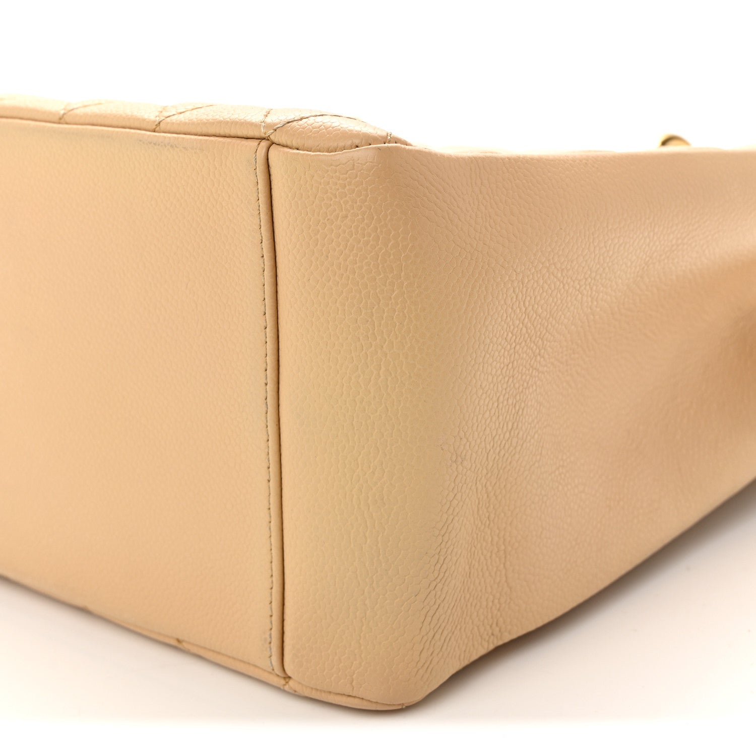 Chanel Caviar Quilted Grand Shopping Tote GST Beige Clair 10 of 11