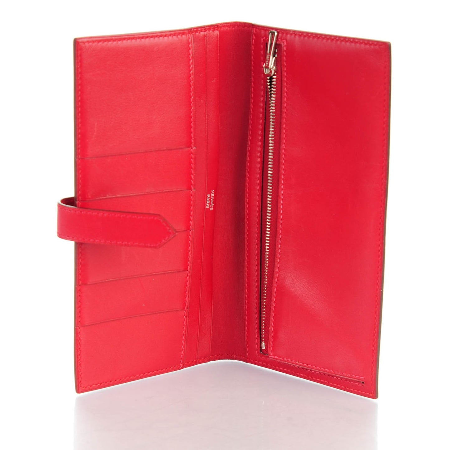 Box Bearn Gusset Wallet Rouge Vif