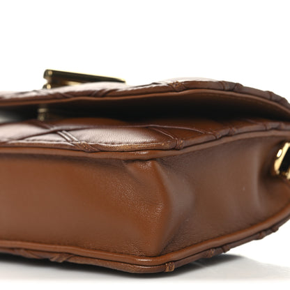 Louis Vuitton Lambskin Malletage Wallet On Chain GO-14 Tan 9 of 9