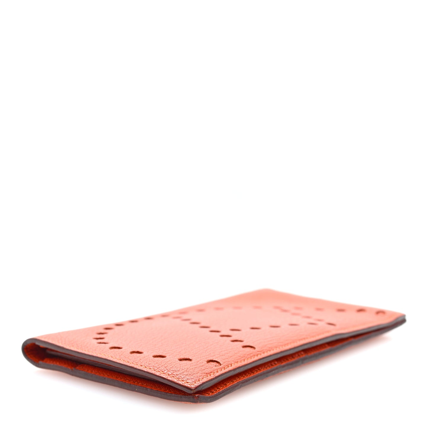 Chevre Mysore Evelyne Long Wallet Orange