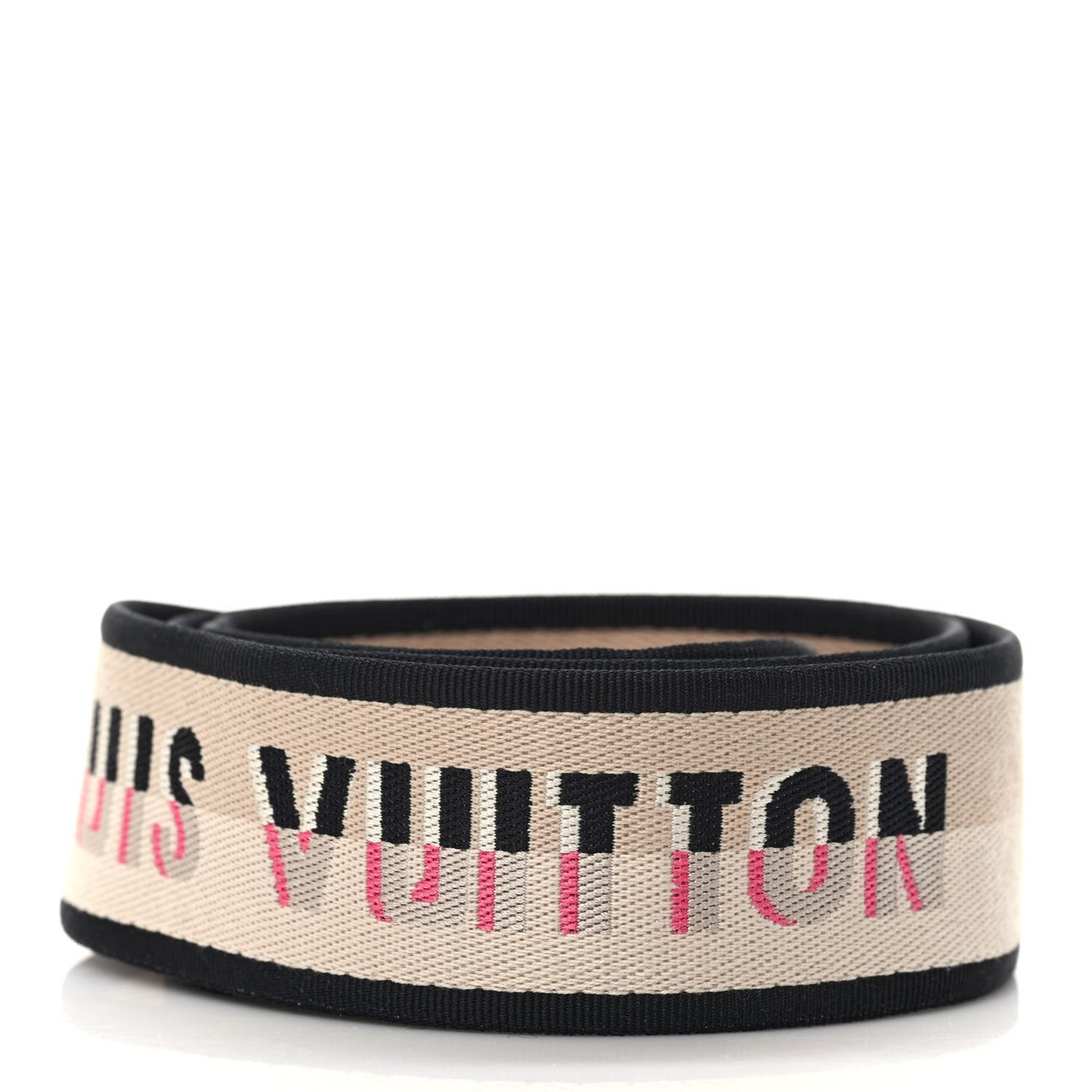 LOUIS VUITTON Jacquard Speedy Bandouliere 20 Shoulder Strap Black