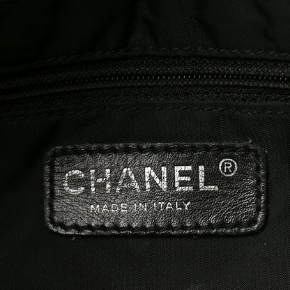 Chanel Nylon Medium Travel Tote Black 6 of 10