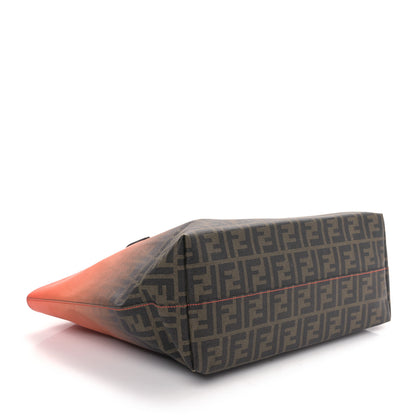 Fendi Zucca Spalmati Ombre Medium Roll Tote Tobacco Papavero 4 of 8