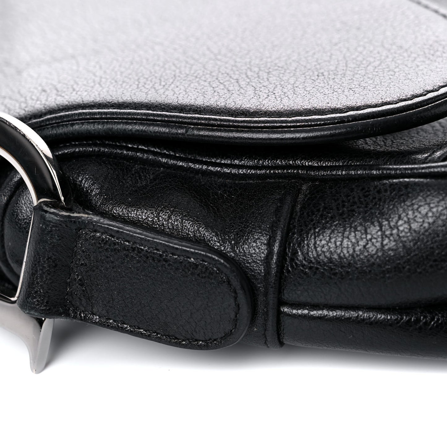 Calfskin Saddle Bag Black