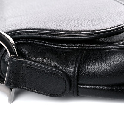 Christian Dior Calfskin Saddle Bag Black 20 of 25