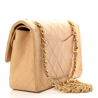 Chanel Lambskin Quilted Small Double Flap Beige 3 of 16