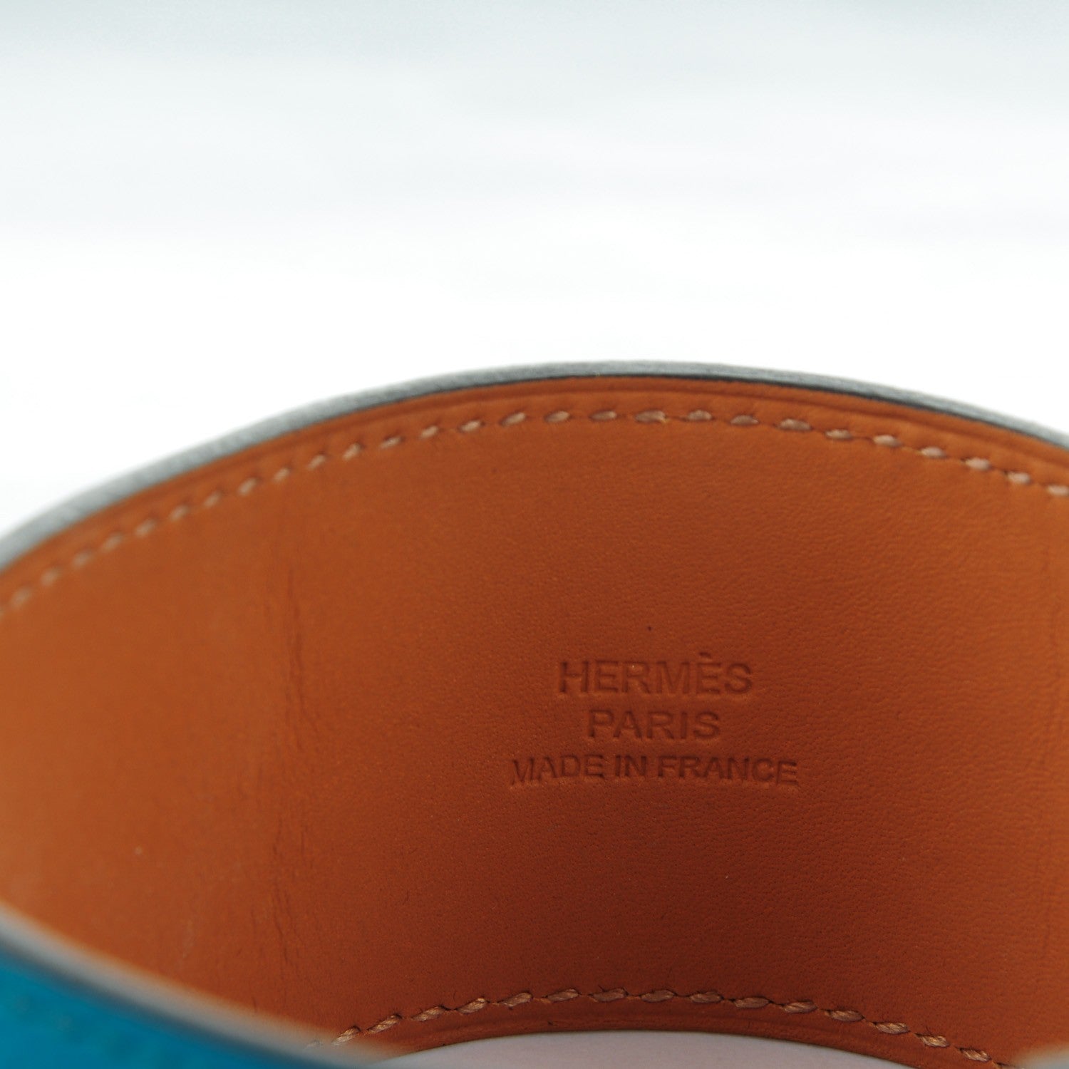 Hermes Epsom Collier de Chien CDC Bracelet S Bleu Izmir 5 of 7