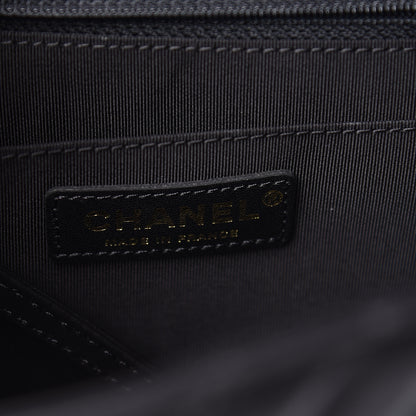 Chanel Aged Calfskin Chevron Quilted Backpack Black 7 of 11