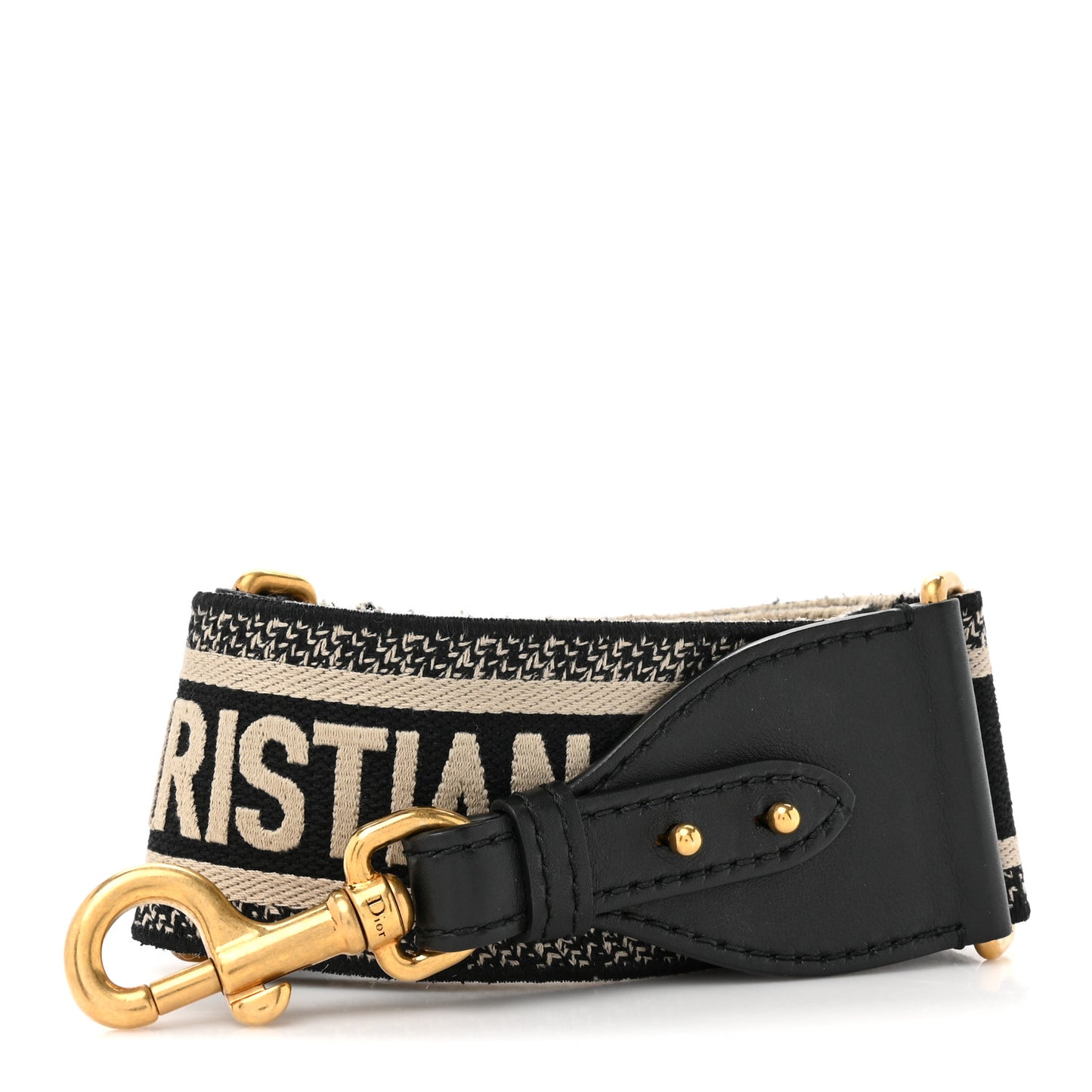 Canvas Embroidered Shoulder Strap Blue