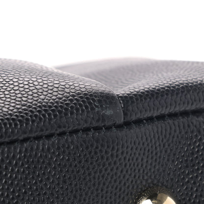 Chanel Caviar Quilted Large Flap Shopping Tote Black 7 of 7