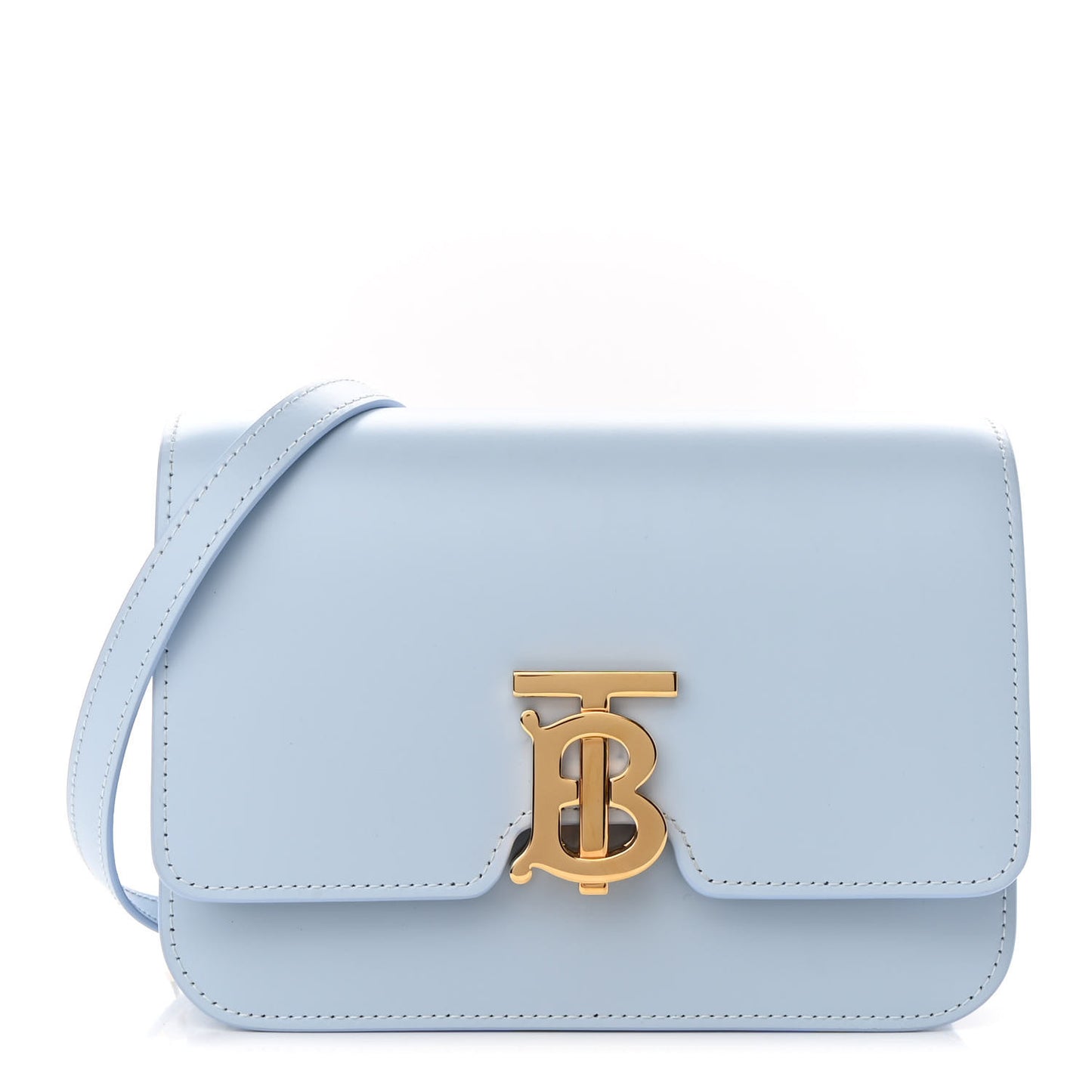 Calfskin Small TB Bag Pale Blue