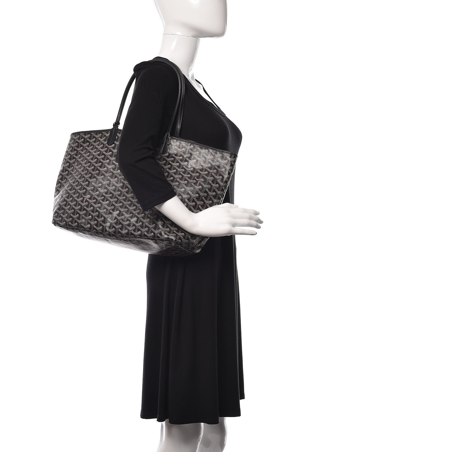 Goyard Goyardine Saint Louis PM Black 2 of 12