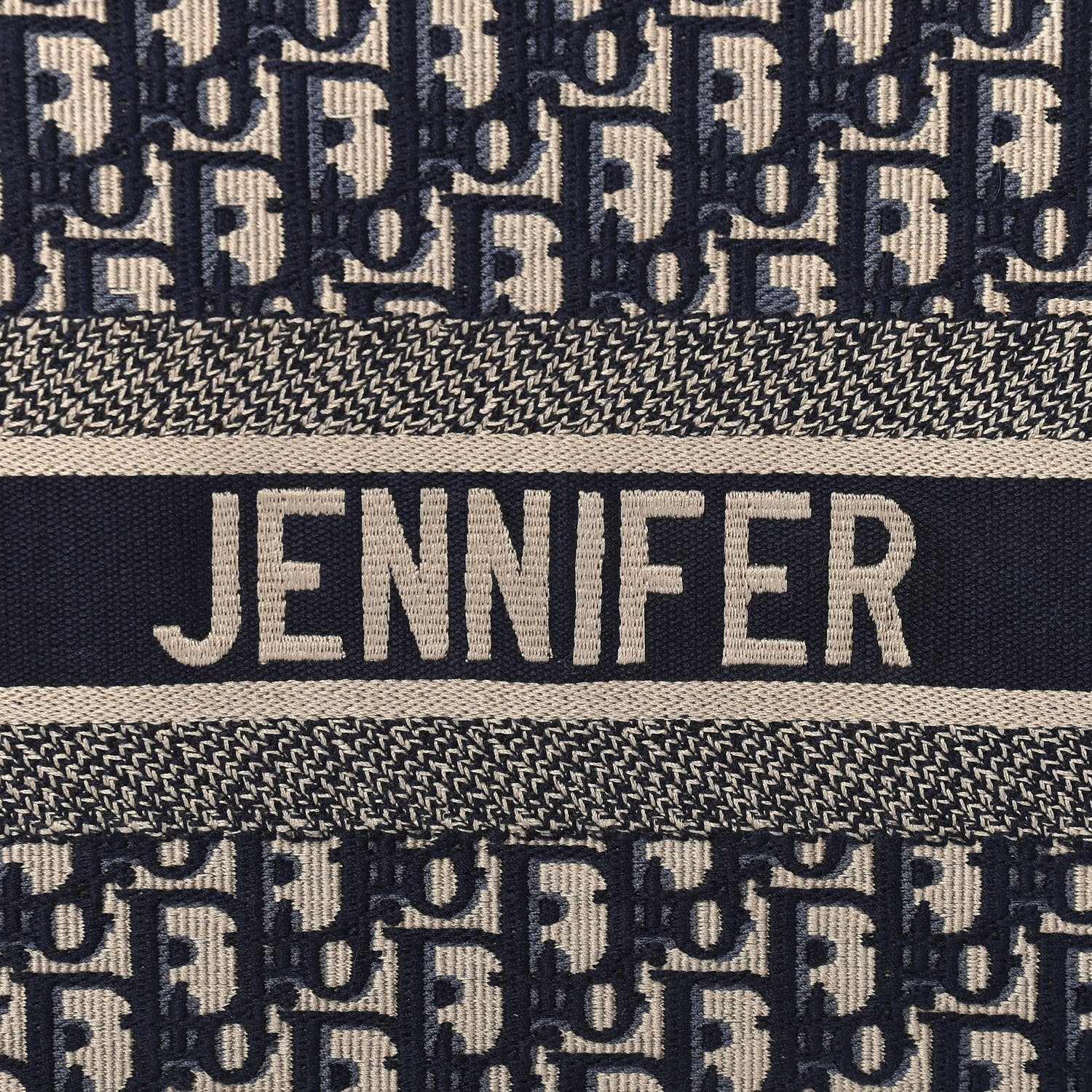 Christian Dior Oblique Book Tote Blue Multicolor 10 of 10