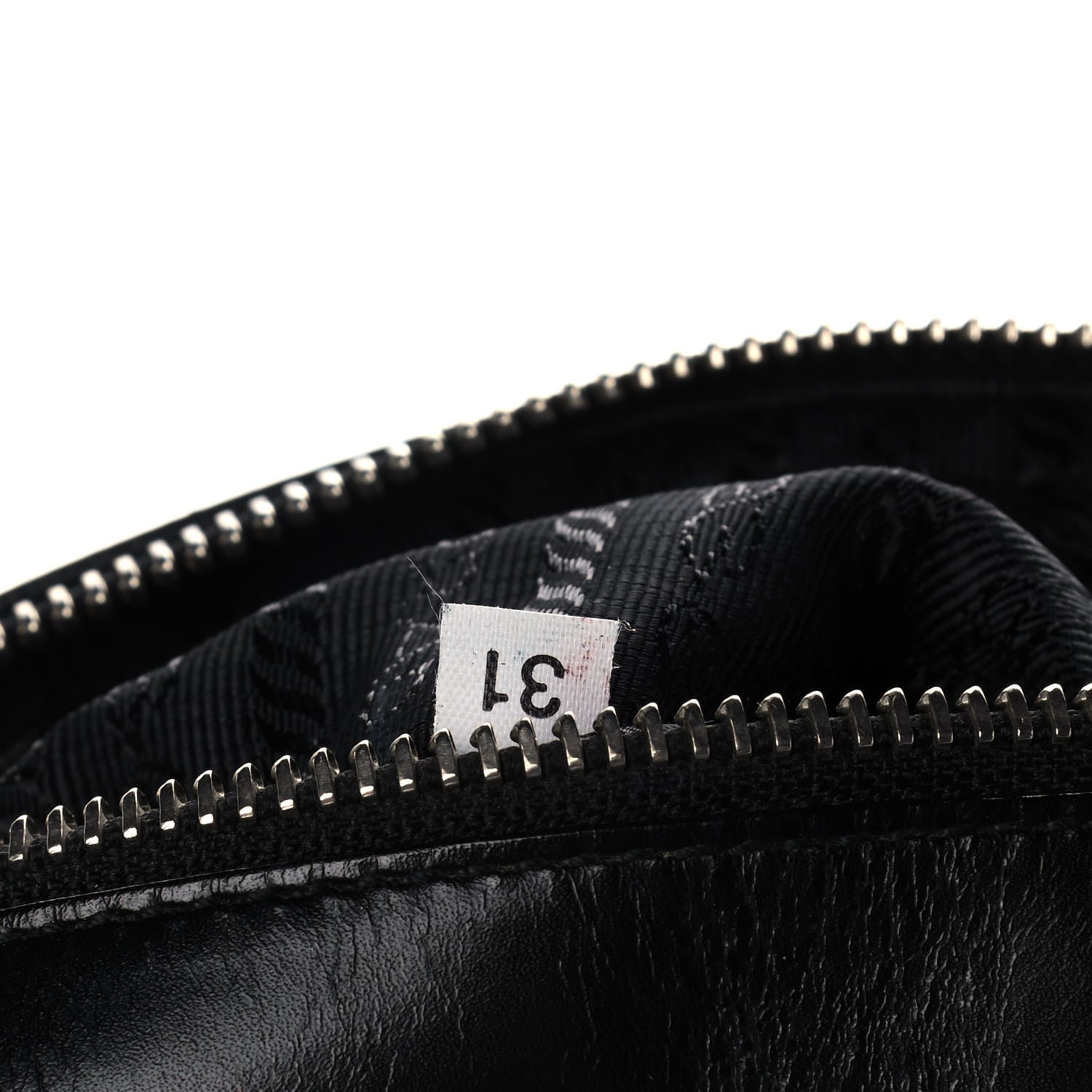 Prada Vitello Drive Perforated Bowling Bag Black 7 of 13