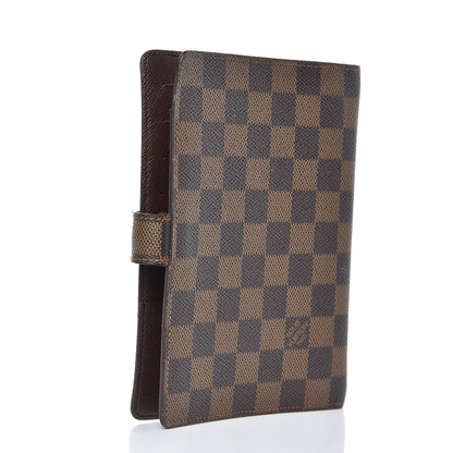 Louis Vuitton Damier Ebene Medium Ring Agenda Cover 3 of 9
