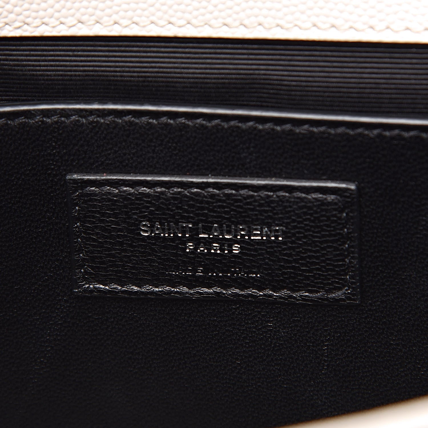 Saint Laurent Grain De Poudre Medium Classic Monogram Kate Satchel Icy White 6 of 15
