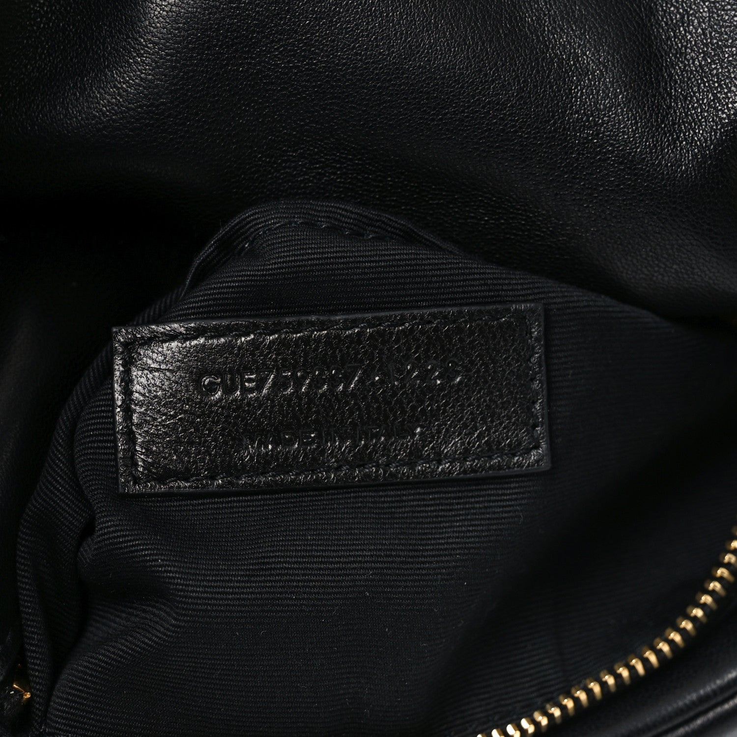Saint Laurent Lambskin Quilted Toy Loulou Puffer Monogram Chain Satchel Black 7 of 11