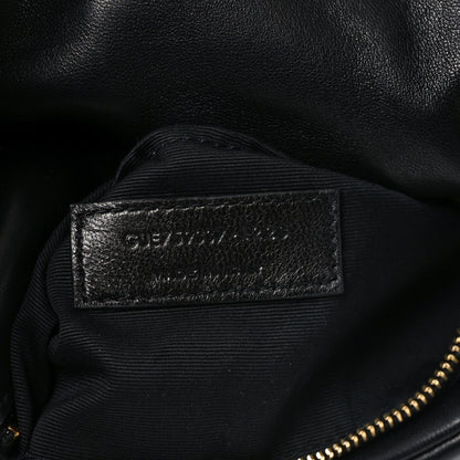 Saint Laurent Lambskin Quilted Toy Loulou Puffer Monogram Chain Satchel Black 7 of 11